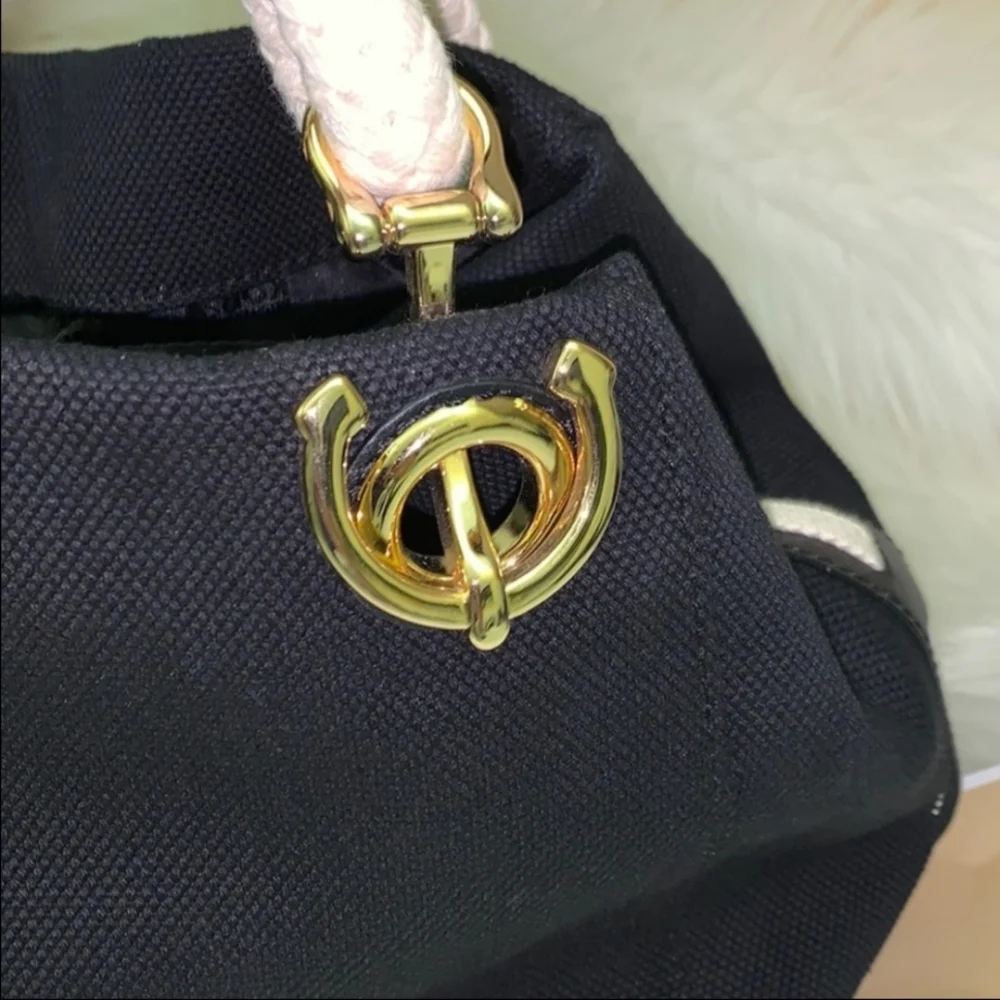MICHAEL KORS MARINA NAUTICAL GOLD ANCHOR ROPE TOTE